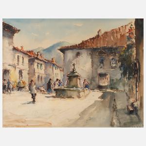 Marktplatz von Gaillac-Toulza