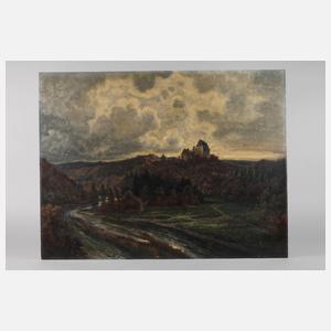 E. Bomke, Ansicht Schloss Burgk an der Saale