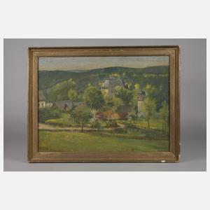 Johannes Carlé, Ansicht Schloss Burgk