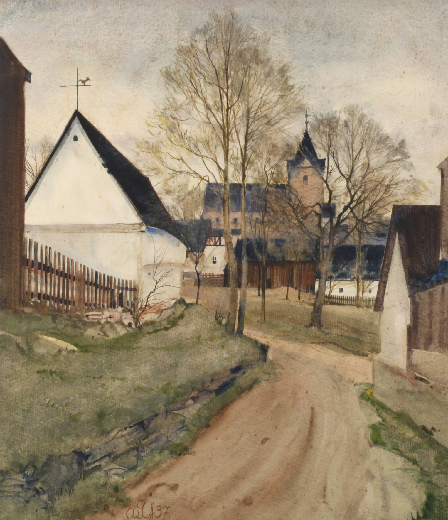 Kurt Geipel, ”Frühling in Unterwürschnitz i./V.”