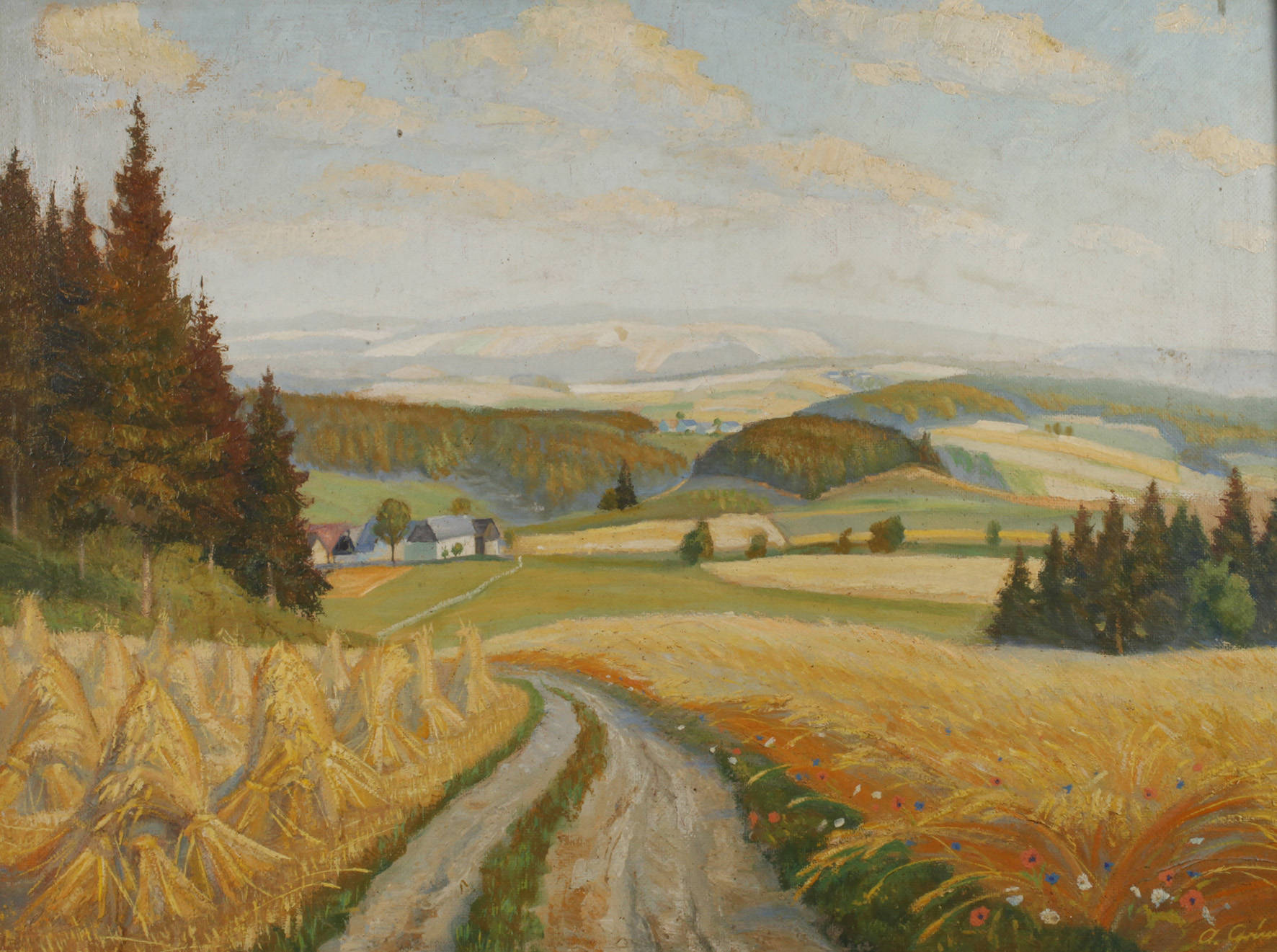 A. Grimm, Sommer im Vogtland