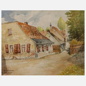 Paul Händel, Angergasse in Alt-Reichenbach