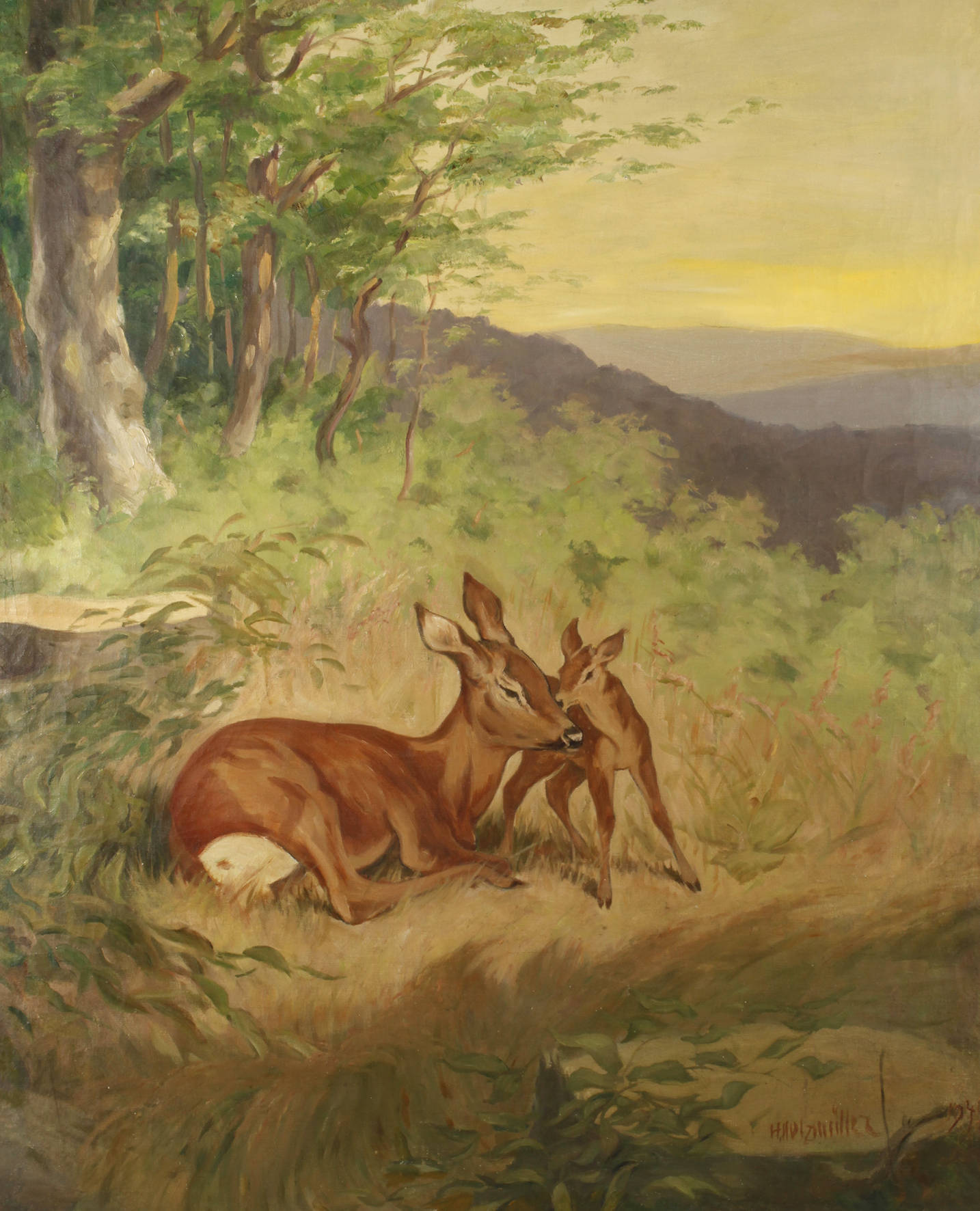 Hans Holzmüller, Rehfamilie