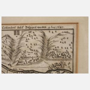 Matthäus Merian, Plan der Stadt Zwickau