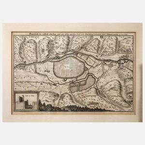 Matthäus Merian, Plan der Stadt Zwickau