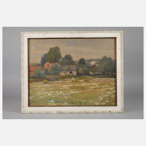 Albin Schlehahn, ”Frühling am Dorfrand”