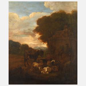 Adriaen van de Velde, attr., Hirtenszene