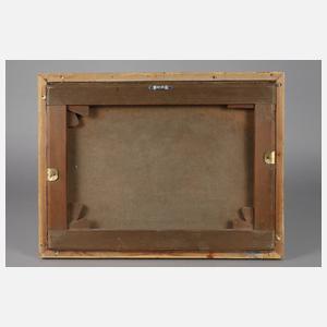 O. Bukowsky, Winterliche Villenansicht