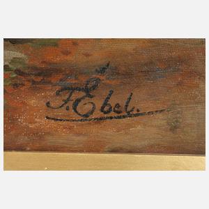 Fritz Ebel, Sommerliches Bachtal