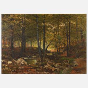 Fritz Ebel, Sommerliches Bachtal