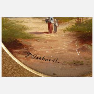 Friedrich, Wilhelm Gebhardt, Paar Landschaftsdarstellungen