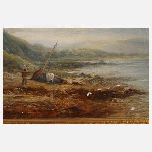 Eugène Isabey, attr., Küstenlandschaft