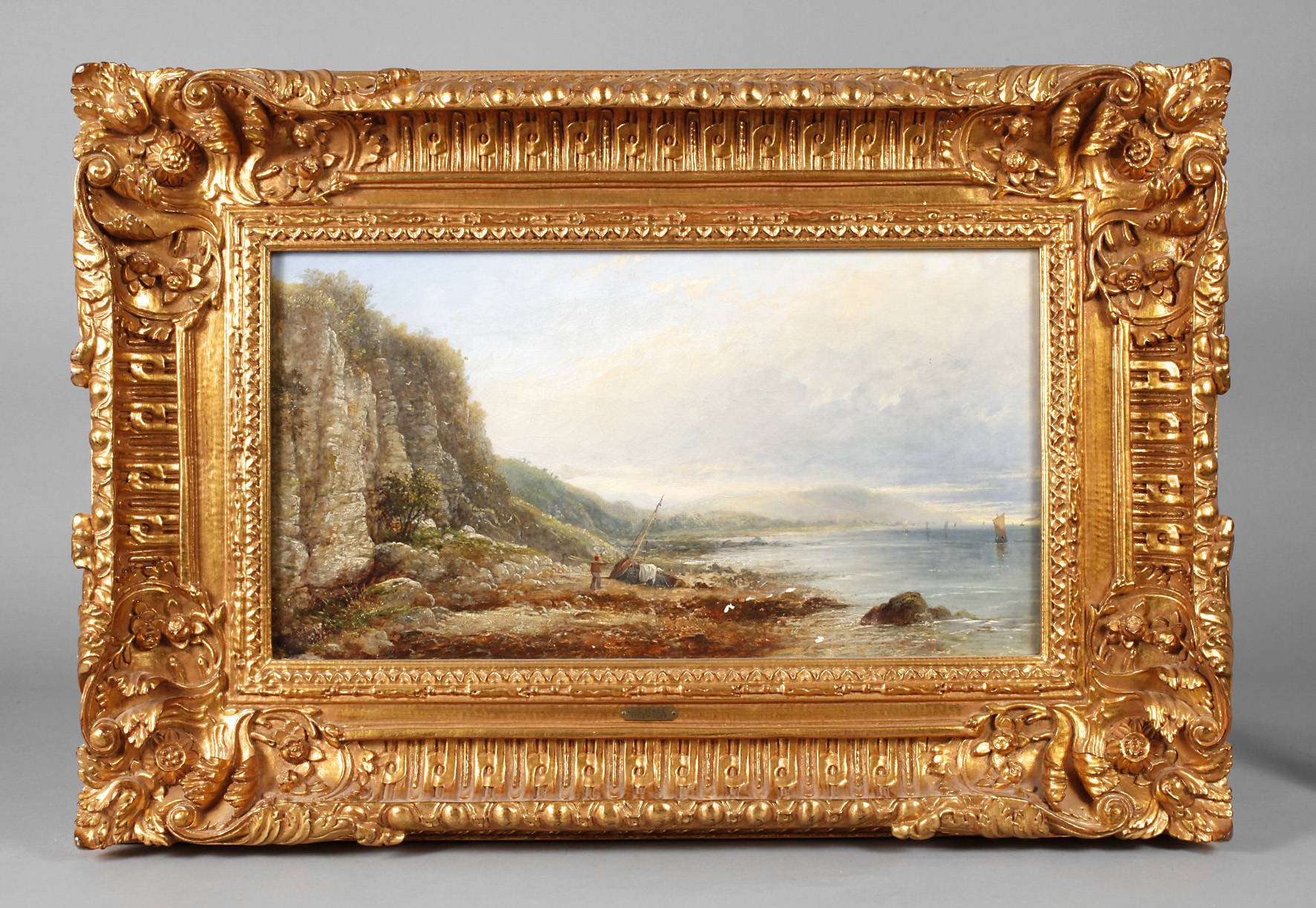 Eugène Isabey, attr., Küstenlandschaft