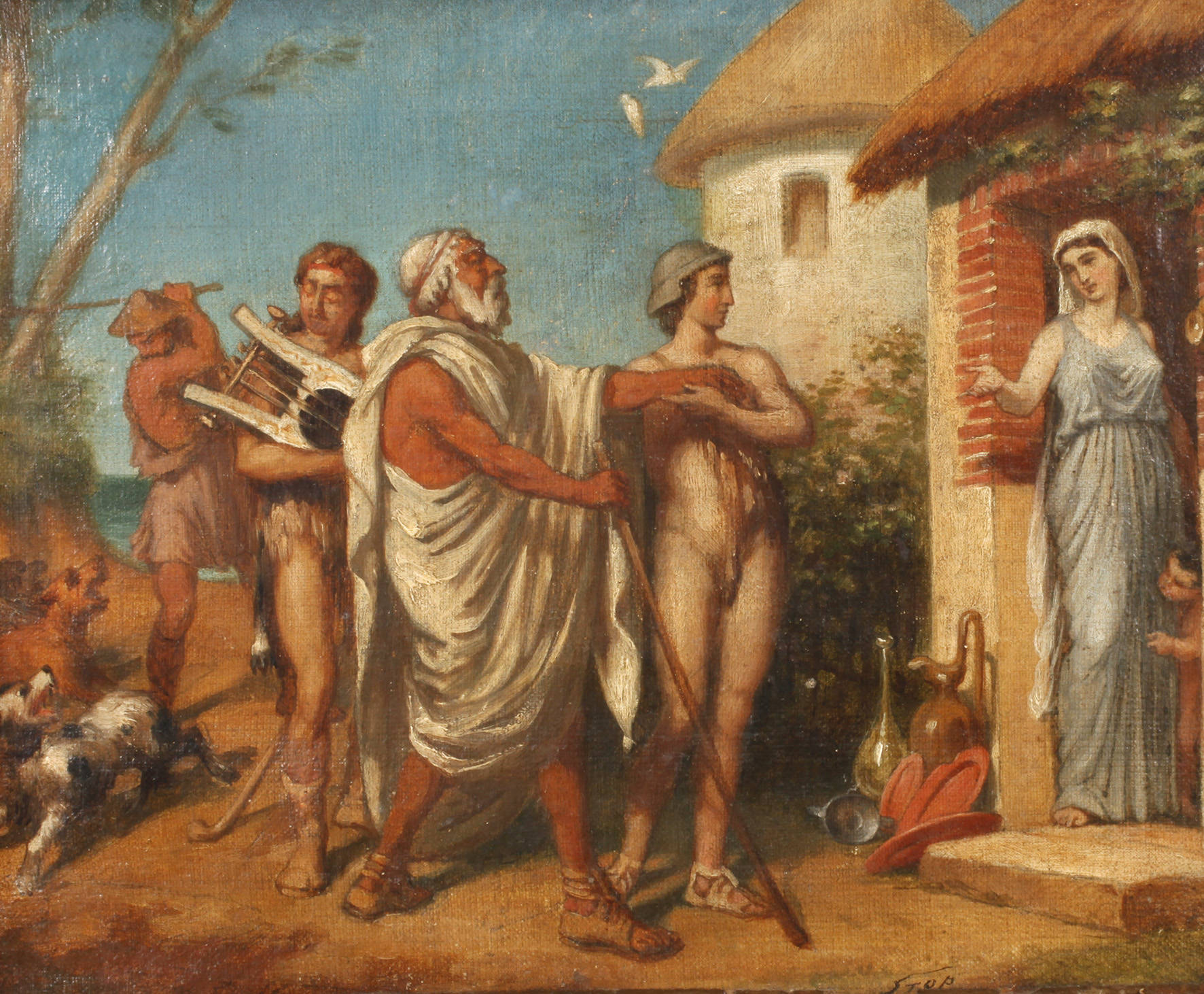 Dr. jur. Louis Morel-Retz alias ”Stop”, Mythologische Szene