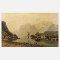 Adelsteen Normann, Fjord in der Morgendämmerung111