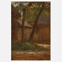 Prof. Ferdinand Schauss, Stiller Winkel auf dem Bauernhof111