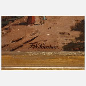 Friedrich Wilhelm Schreiner, Mittelalterliche Stadtansicht