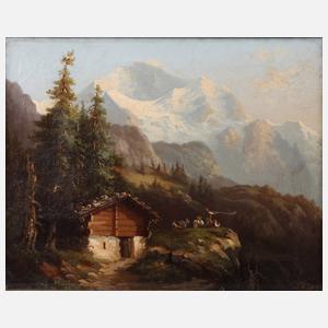 J. J. Spring, Alm im Hochgebirge