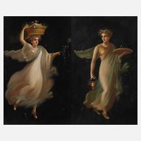 Paar allegorische Darstellungen111