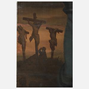 Zweiteiliges religiöses Andachtsbild