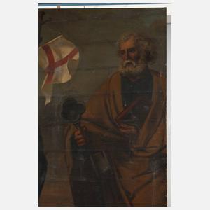 Zweiteiliges religiöses Andachtsbild