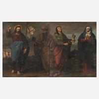 Zweiteiliges religiöses Andachtsbild111