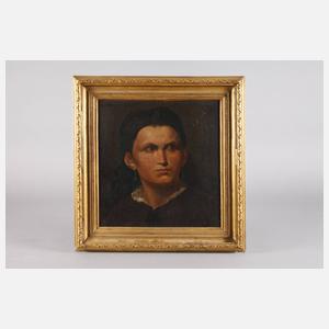 Portrait einer Frau mit Ohrringen