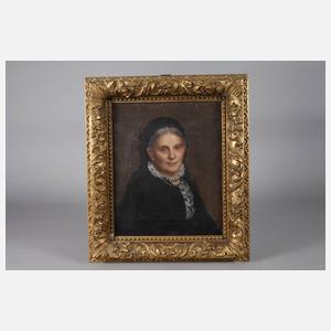 Portraitpendants Prof. Wilhelm Peters und Gattin