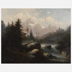 Sommerliche Hochgebirgslandschaft