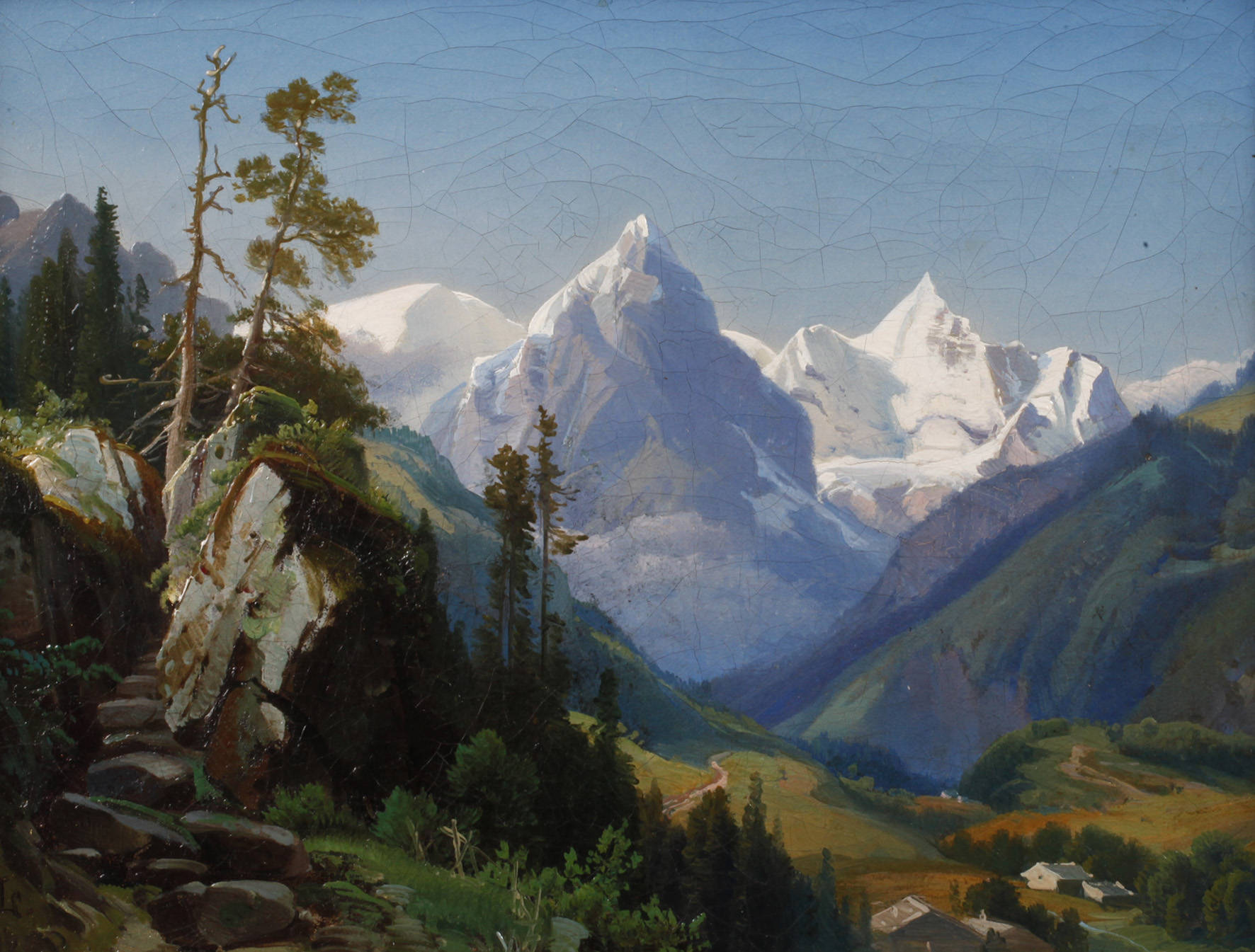 Sommerliche Hochgebirgslandschaft