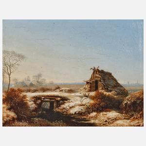 Niederdeutsche Landschaft im Winter