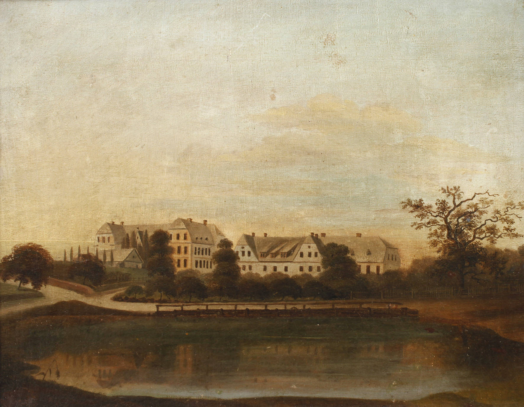 Gutshof in Herbstlandschaft