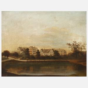 Gutshof in Herbstlandschaft