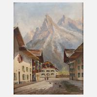 Franz Absmeier, ”Mittenwald – Blick auf Karwendel-Gebirge”111