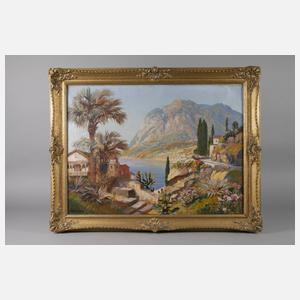 Gottfried Arnegger, attr., Italienische Küstenlandschaft