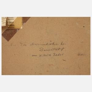 Prof. Wilhelm Bader, ”An der Marienhöhe bei Darmstadt”