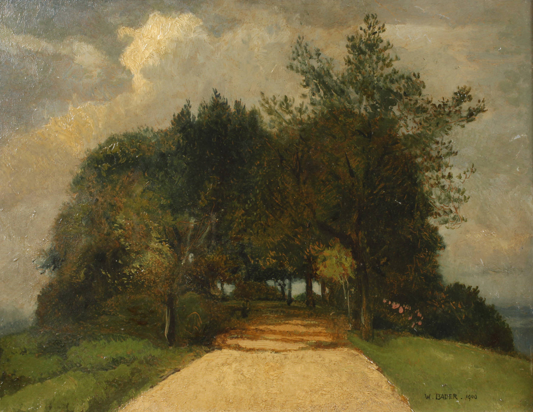 Prof. Wilhelm Bader, ”An der Marienhöhe bei Darmstadt”