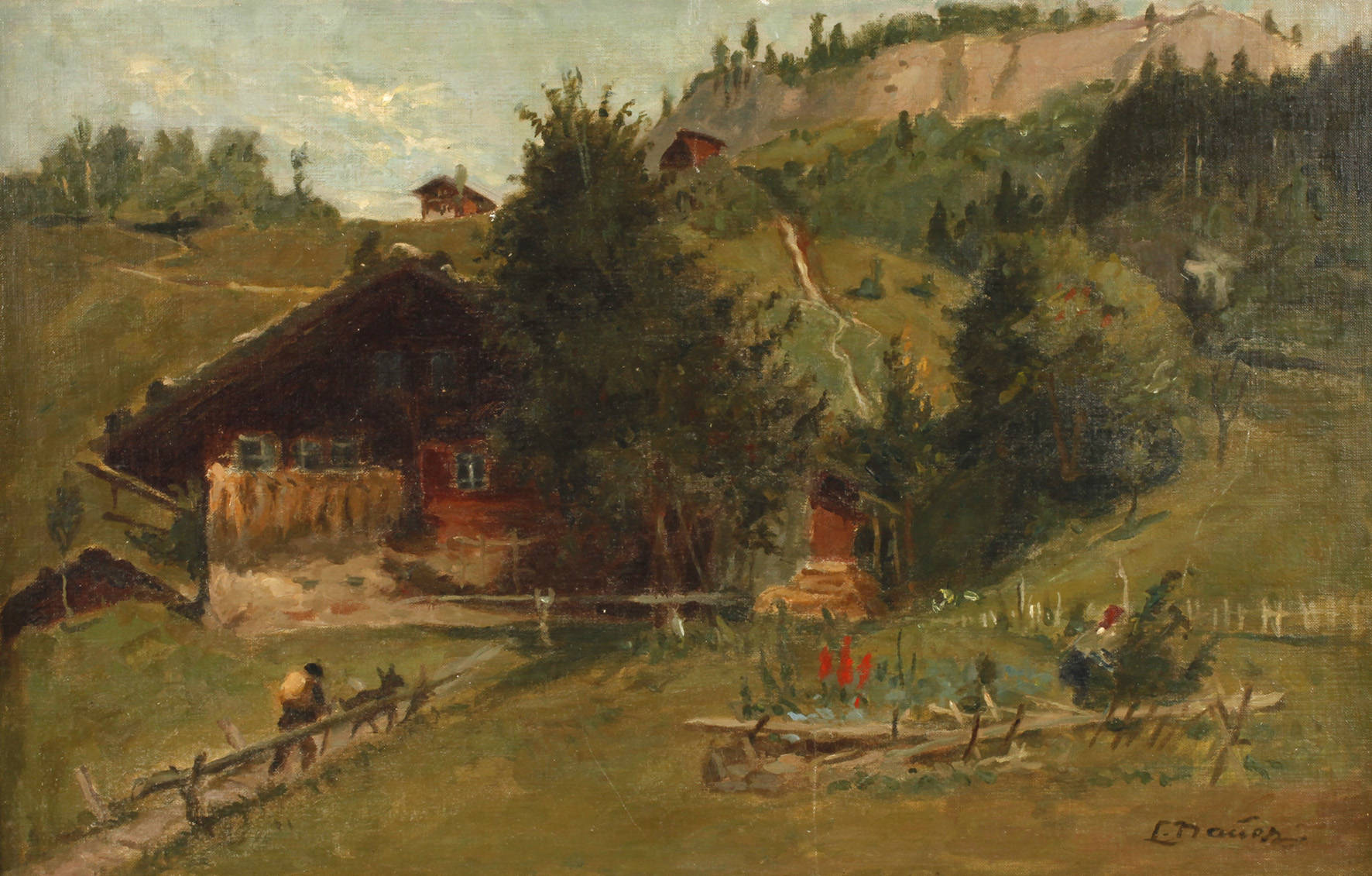 L. Bauer, ”Bei Trogen Kanton Appenzell”