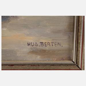 Hugo Berten, Sommerblumenstrauß in irdenen Krug