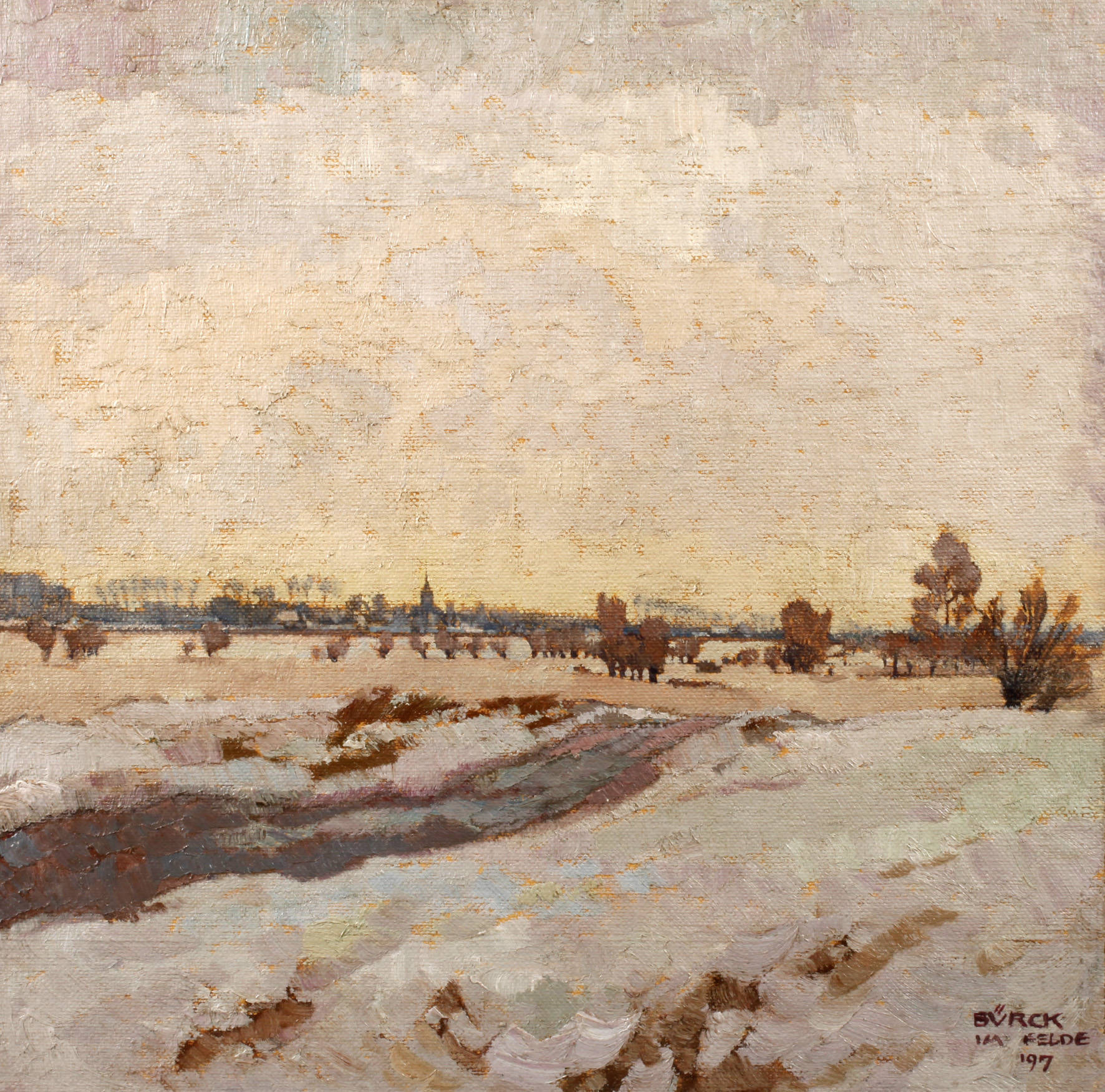 Paul Bürck, Winterlandschaft