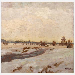 Paul Bürck, Winterlandschaft