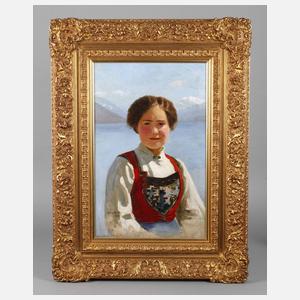 Prof. Hans Dahl, Mädchenbildnis der Brita Voatevik