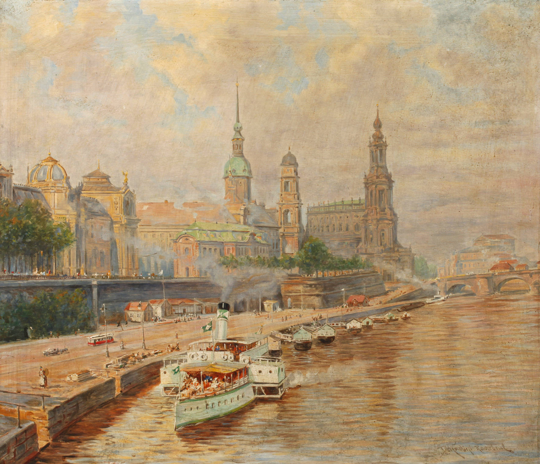 Prof. Ermenegildo Antonio Donadini, Dresdenansicht