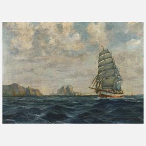 Geo Fürst, Segelschiff vor Malta