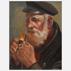 Wolfgang Heinz, Pfeifenraucher