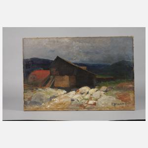 Rudolf Hellgrewe, Gehöft in Sommerlandschaft