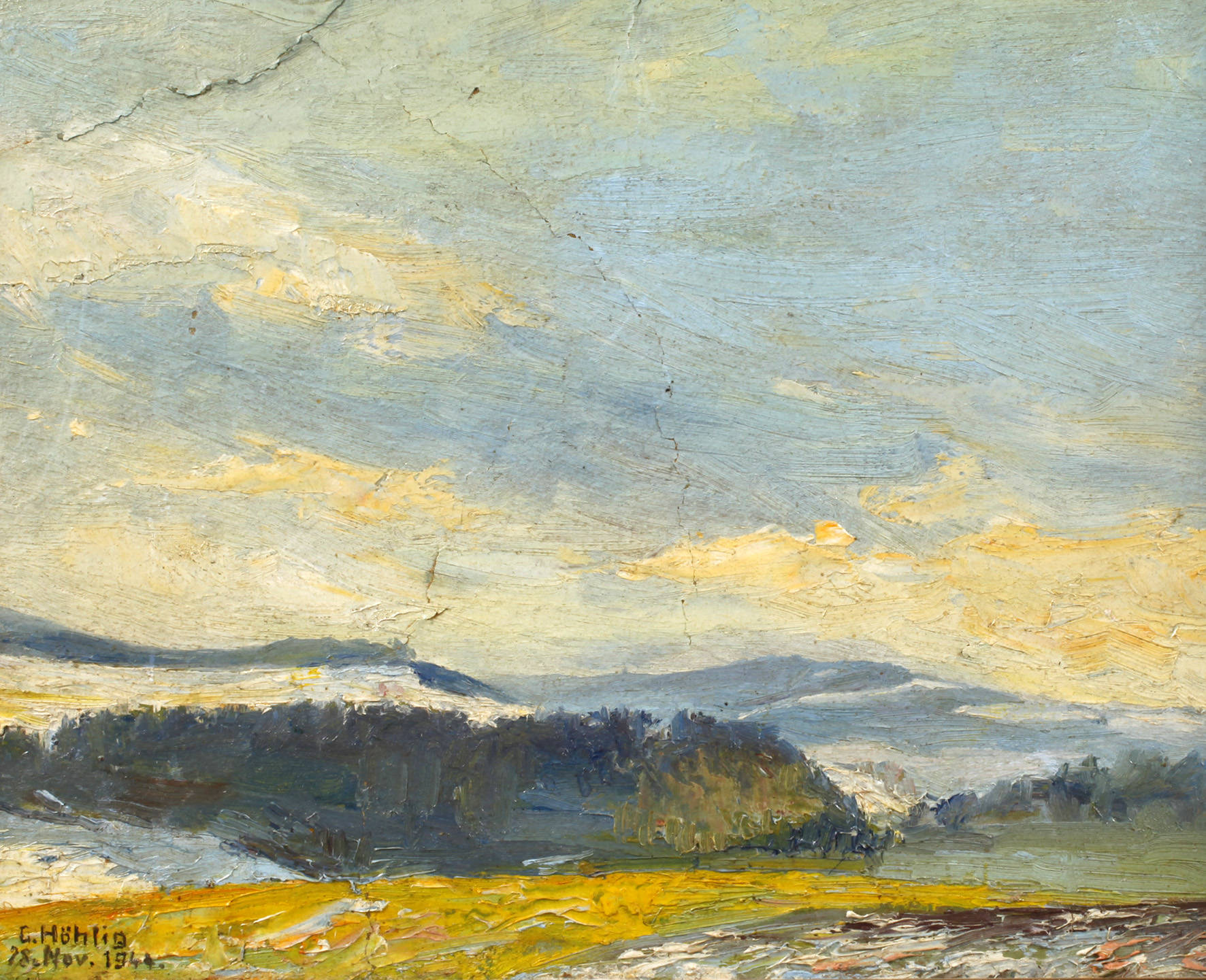 Georg Höhlig, Erster Schnee im Erzgebirge