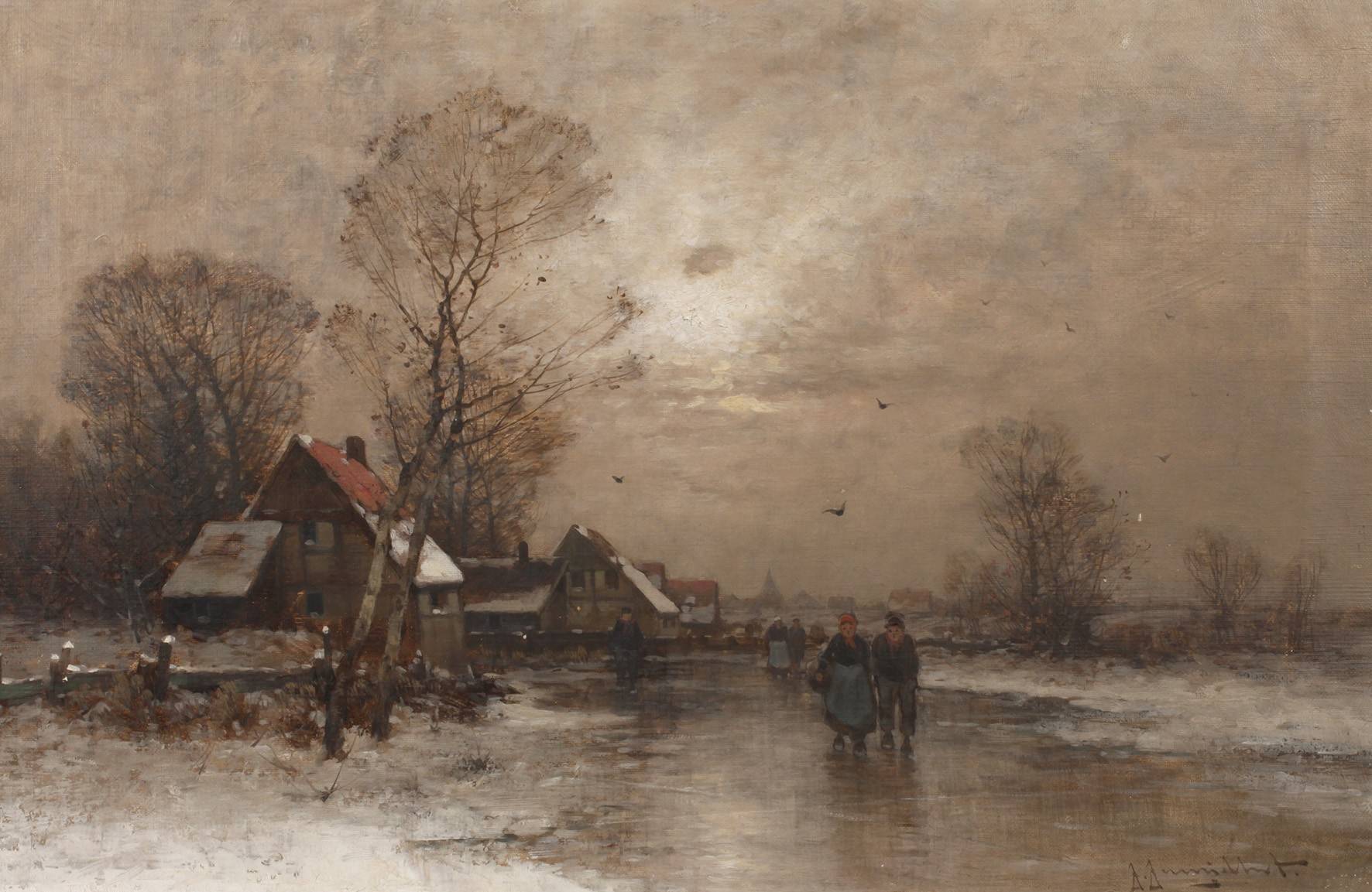 Johann Jungblut, Winterabend