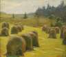Otto Keitel, Sommerlandschaft mit Heuschobern