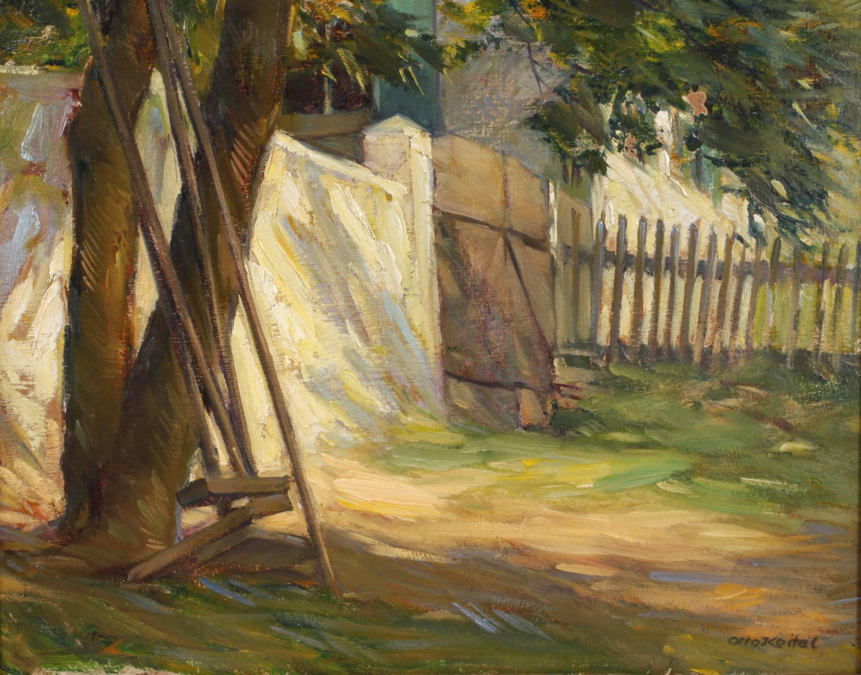 Otto Keitel, Stiller Winkel im Hof